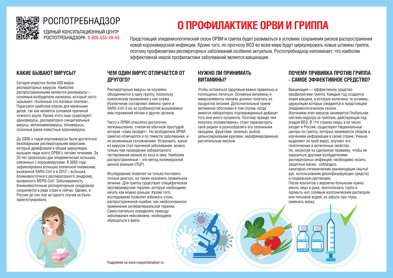 Профилактика ОРВИ и гриппа